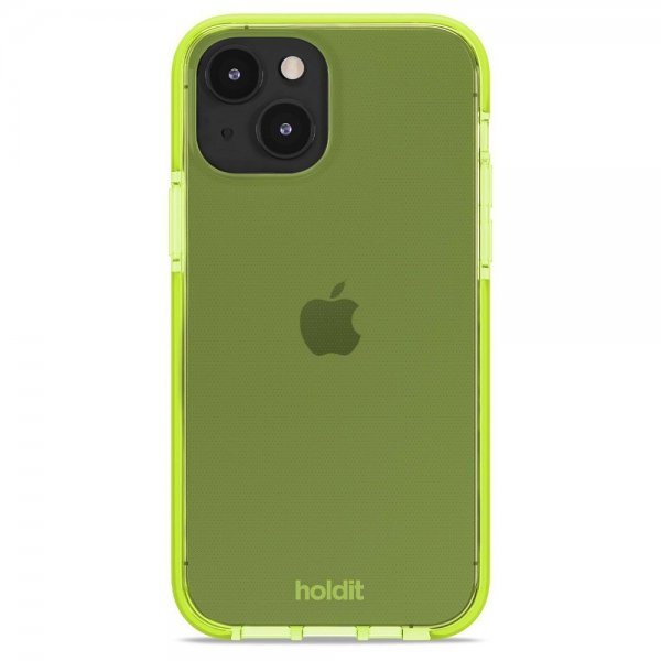 holdit iPhone 13/iPhone 14 Skal Seethru Acid Green