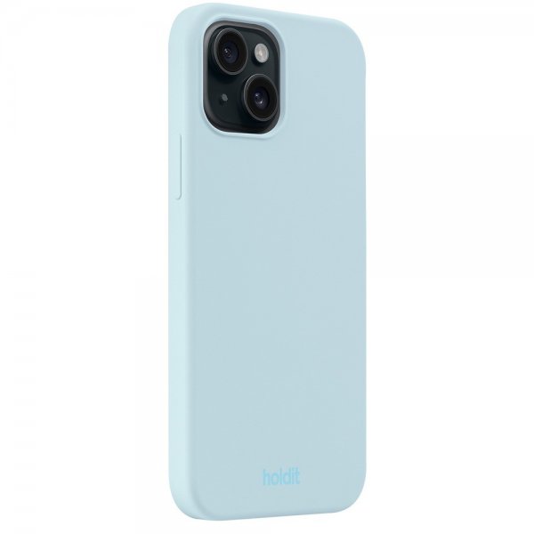 holdit iPhone 13/iPhone 14 Skal Silikon Mineral Blue