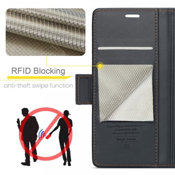 CaseMe iPhone 13 Mini Fodral 023 Series Svart
