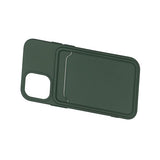 iPhone 13 Mini Skal Korthållare Grön
