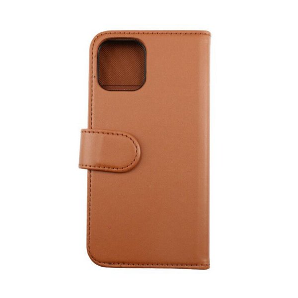 Rvelon iPhone 13 Mini Fodral Utfällbart Kortfack Brun
