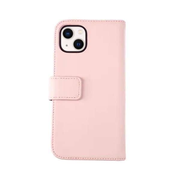 Rvelon iPhone 13 Mini Fodral Äkta Läder Rosa