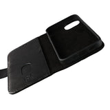 Rvelon iPhone 13 Mini Fodral Äkta Läder Svart