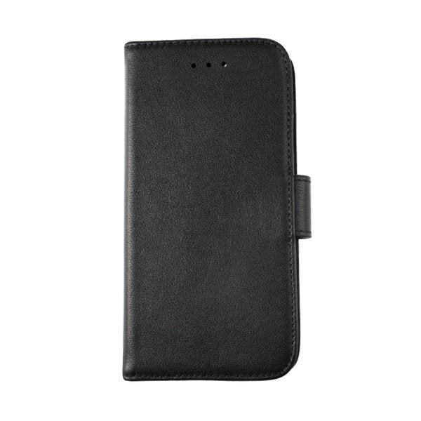 Rvelon iPhone 13 Mini Fodral Äkta Läder Svart