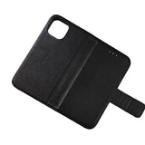 Rvelon iPhone 13 Mini Fodral Äkta Läder Svart