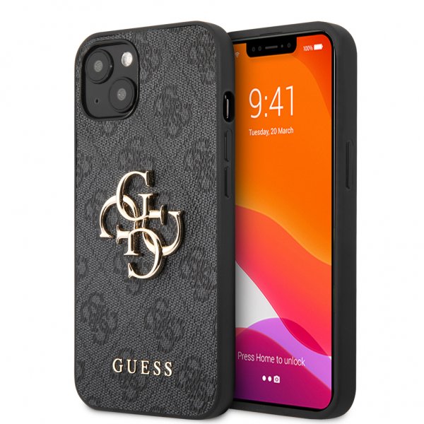 Guess iPhone 13 Mini Skal Big Logo Grå