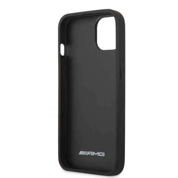 AMG iPhone 13 Mini Skal Carbon Effect Stitching Svart