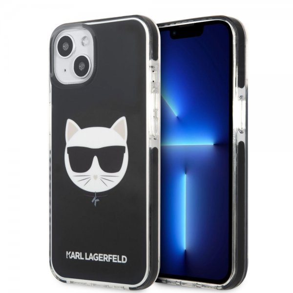 Karl Lagerfeld iPhone 13 Mini Skal Choupette Svart