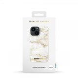 Ideal of Sweden iPhone 13 Mini Skal Fashion Case Golden Pearl Marble