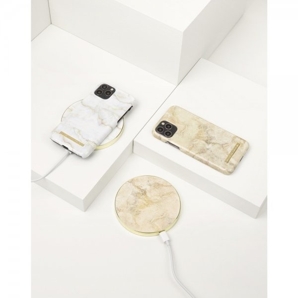 Ideal of Sweden iPhone 13 Mini Skal Fashion Case Golden Pearl Marble