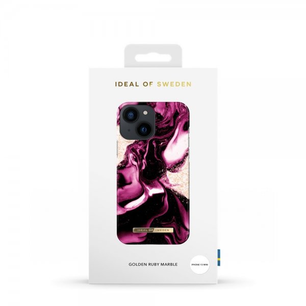 Ideal of Sweden iPhone 13 Mini Skal Fashion Case Golden Ruby