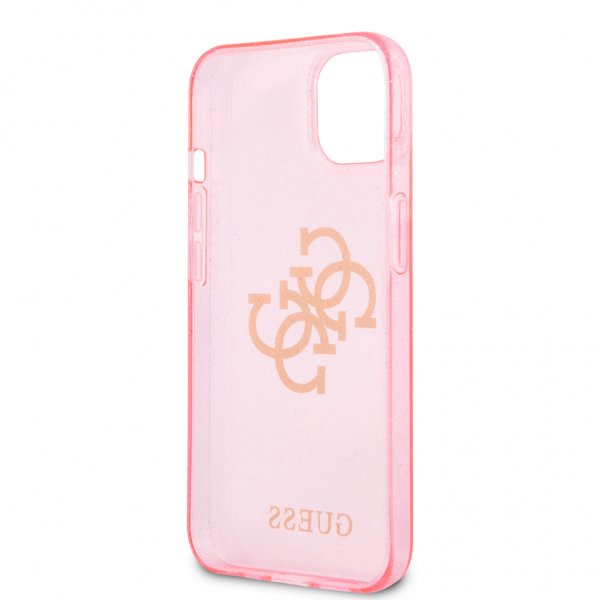 Guess iPhone 13 Mini Skal Full Glitter Rosa