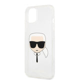 Karl Lagerfeld iPhone 13 Mini Skal Full Glitter Silver