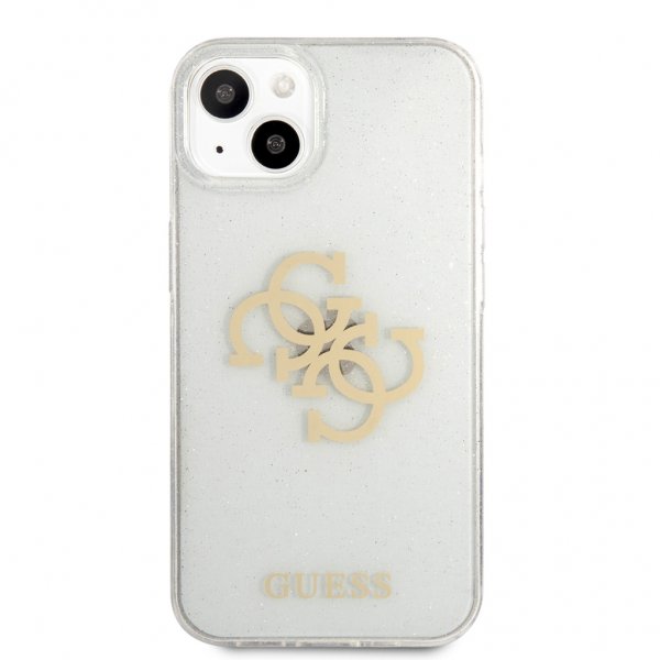 Guess iPhone 13 Mini Skal Full Glitter Transparent
