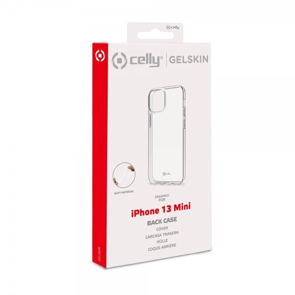 Celly iPhone 13 Mini Skal GELSKIN Transparent