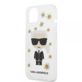 Karl Lagerfeld iPhone 13 Mini Skal Iconic Flower Transparent