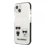 Karl Lagerfeld iPhone 13 Mini Skal Karl & Choupette Vit