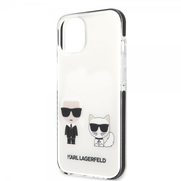 Karl Lagerfeld iPhone 13 Mini Skal Karl & Choupette Vit