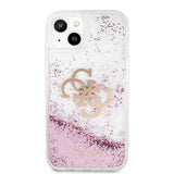 Guess iPhone 13 Mini Skal Liquid Glitter Rosa