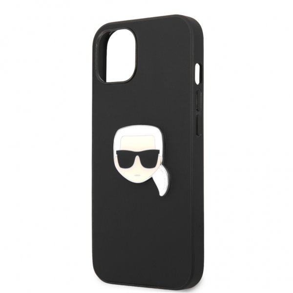 Karl Lagerfeld iPhone 13 Mini Skal Metal Logo Svart