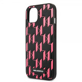 Karl Lagerfeld iPhone 13 Mini Skal Monogram Pattern Rosa
