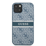 Guess iPhone 13 Mini Skal Printed Stripe Blå