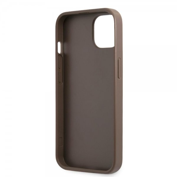 Guess iPhone 13 Mini Skal Printed Stripe Bottom Brun