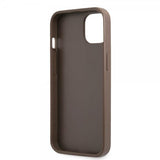 Guess iPhone 13 Mini Skal Printed Stripe Bottom Brun
