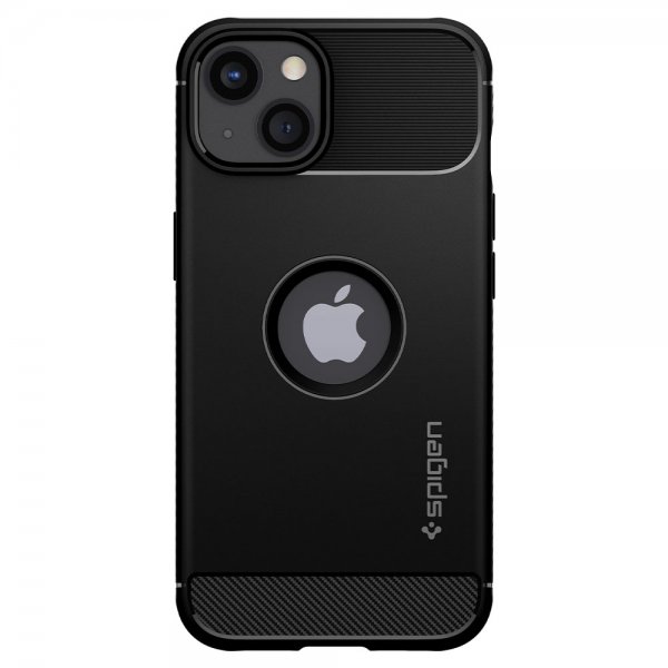 Spigen iPhone 13 Mini Skal Rugged Armor Matte Black