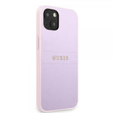 Guess iPhone 13 Mini Skal Saffiano Metal Logo Lila