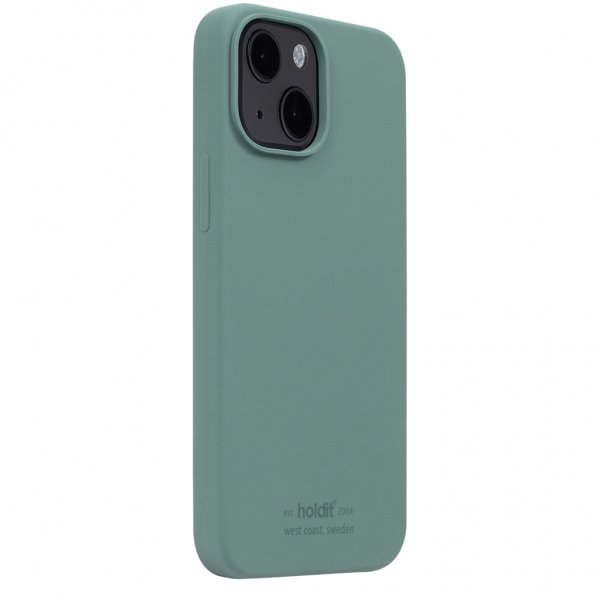 holdit iPhone 13 Mini Skal Silikon Moss Green