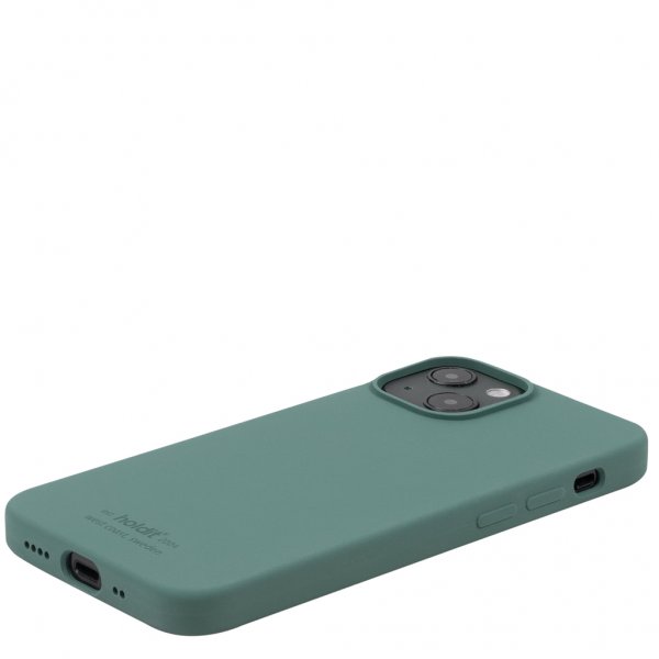 holdit iPhone 13 Mini Skal Silikon Moss Green