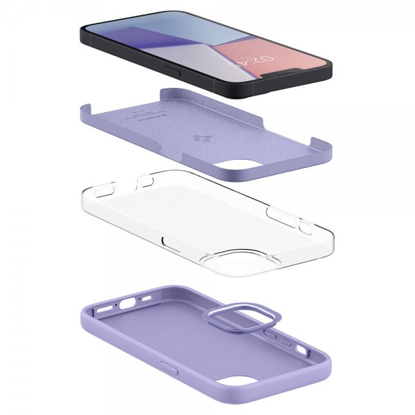 Spigen iPhone 13 Mini Skal Silicone Fit Iris Purple