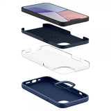 Spigen iPhone 13 Mini Skal Silicone Fit Navy Blue
