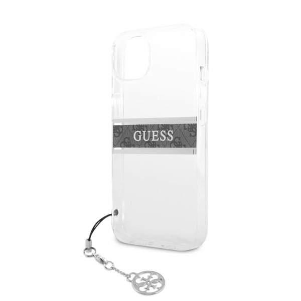 Guess iPhone 13 Mini Skal Stripe Charm Grå