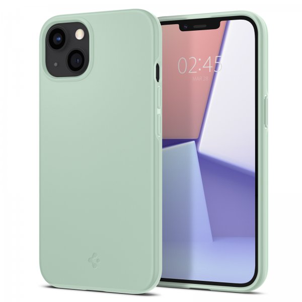 Spigen iPhone 13 Mini Skal Thin Fit Apple Mint