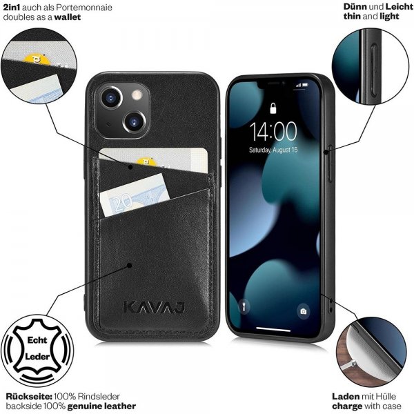KAVAJ iPhone 13 Mini Skal Tokyo Svart