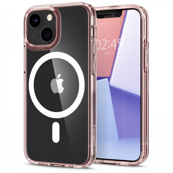 Spigen iPhone 13 Mini Skal Ultra Hybrid Mag Rose Crystal