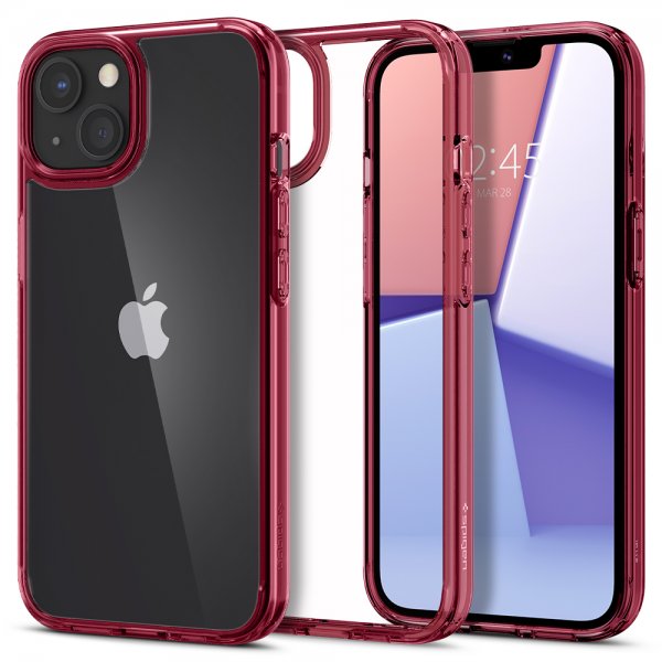 Spigen iPhone 13 Mini Skal Ultra Hybrid Red Crystal