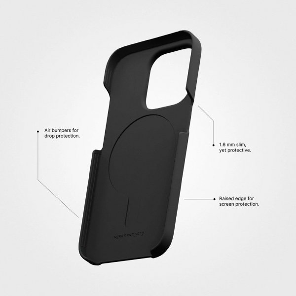 agood company iPhone 13 Mini Skal Växtbaserat Charcoal Black