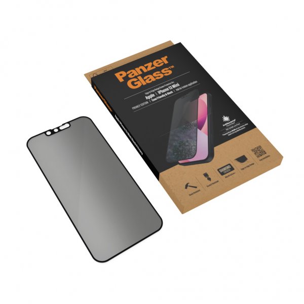 PanzerGlass iPhone 13 Mini Skärmskydd Edge-to-Edge Case Friendly Privacy