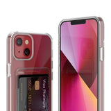 Rvelon iPhone 13 Skal Korthållare Transparent