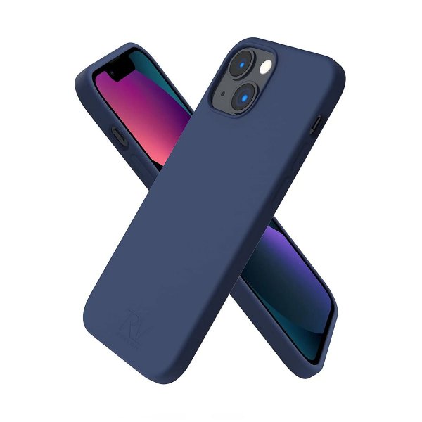Rvelon iPhone 13 Skal Silikon Blå