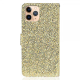 iPhone 13 Pro Fodral Glitter Stripe Guld