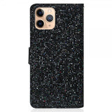 iPhone 13 Pro Fodral Glitter Stripe Svart