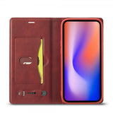 Lc.Imeeke iPhone 13 Pro Fodral Kortfack Utsida Röd