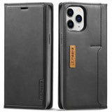 Lc.Imeeke iPhone 13 Pro Fodral Kortfack Utsida Svart