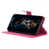 Nordic Covers iPhone 13 Pro Fodral Litchi Magenta