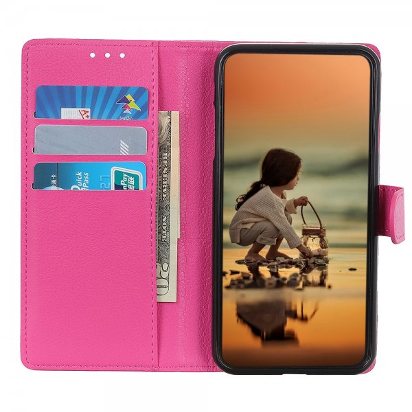 Nordic Covers iPhone 13 Pro Fodral Litchi Magenta