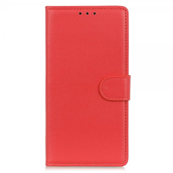 Nordic Covers iPhone 13 Pro Fodral Litchi Röd